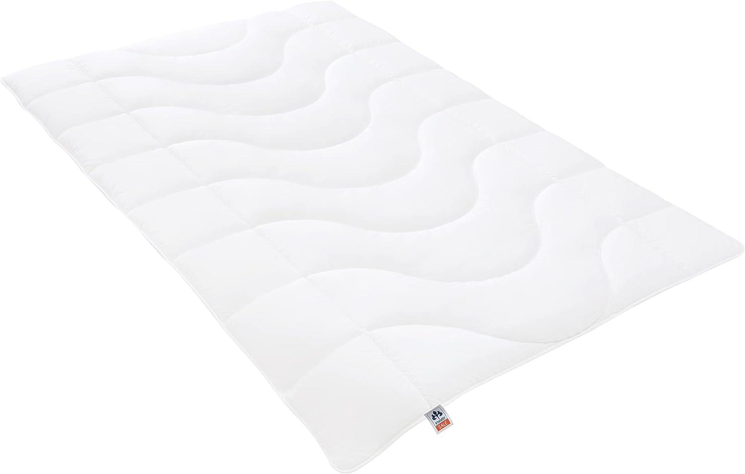 Irisette warme Winterdecke Steppbett Lotte, mit Top Cool Gewebe, 95 Grad waschbar, inkl. Aufbewahrungstasche, 135 x 200 cm, weiß Bild 1