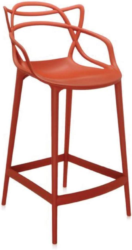 Kartell Masters Stool Hocker, Orange Rost, H. 65 Bild 1