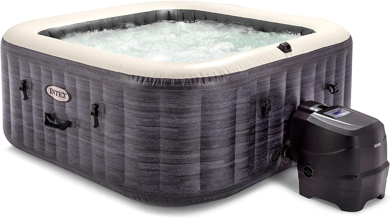 Intex Whirlpool "Pure Spa Greystone Deluxe Square", Ø 239 x 71 cm Bild 1