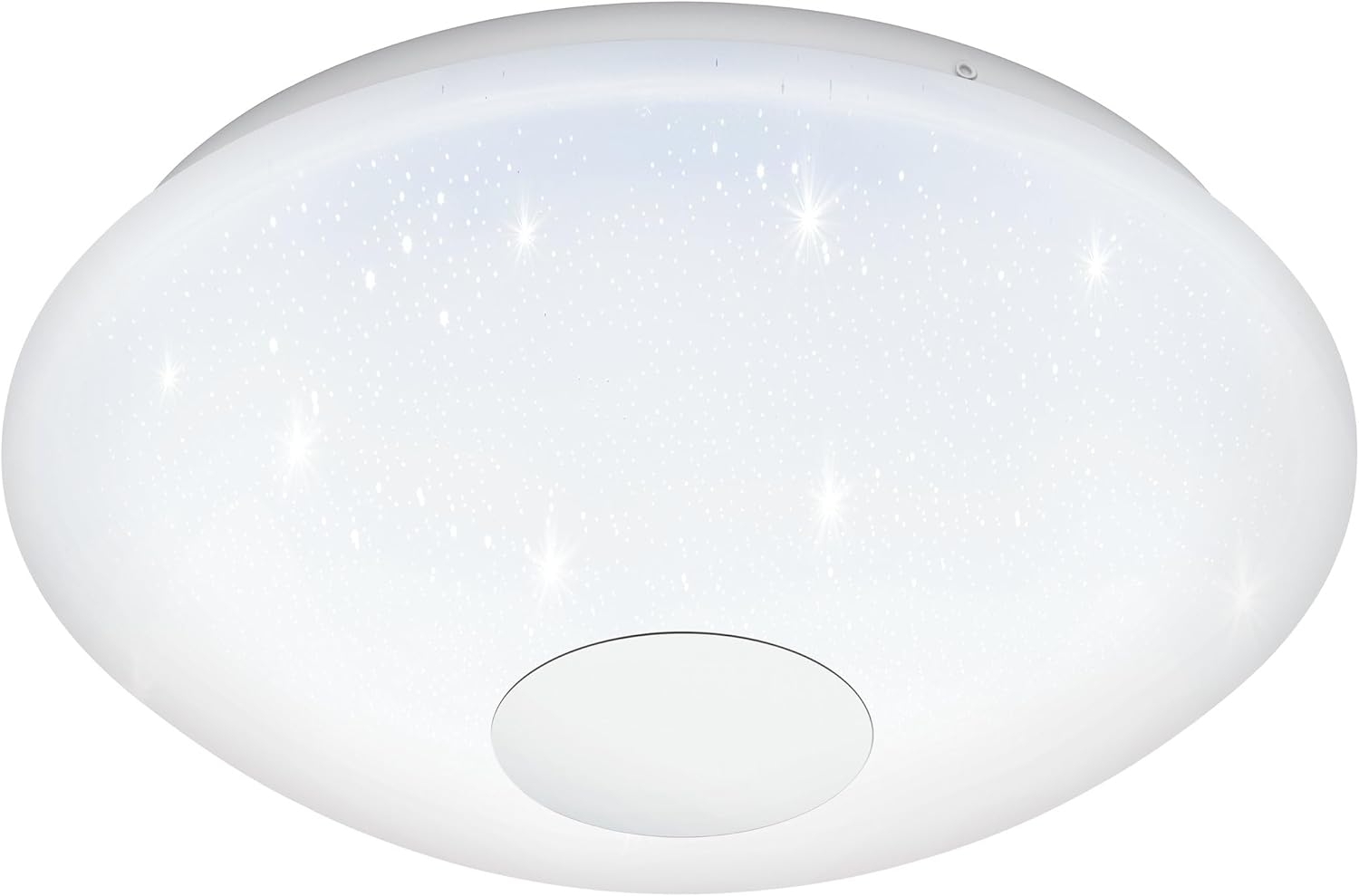 Eglo 95971 Wandleuchte Deckenleuchte Voltago 2 mit Fernbedienung in weiß und m. Kristalleffekt weiß 14W Ø 30cm Bild 1