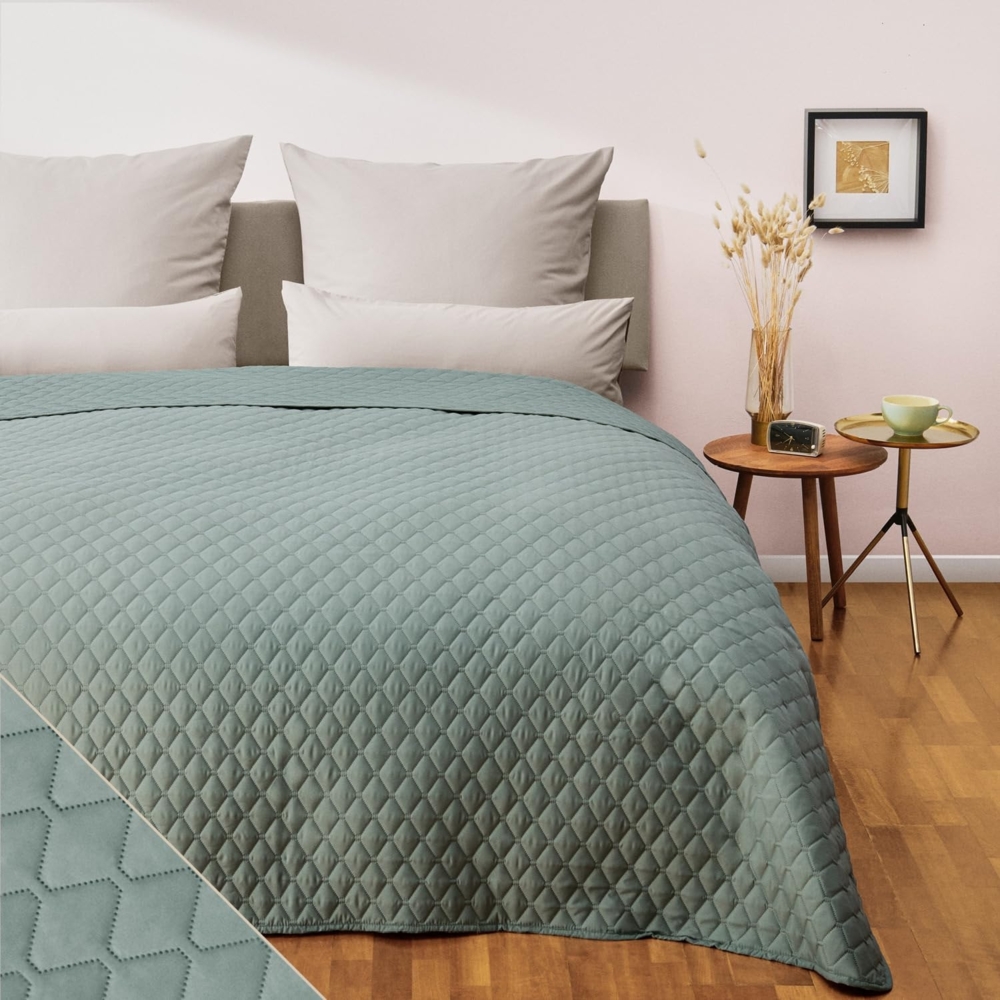 Blumtal Tagesdecke Tagesdecke Oeko-TEX zertifizierter Bettüberwurf als Tagesdecke, in drei Größen verfügbar Bild 1