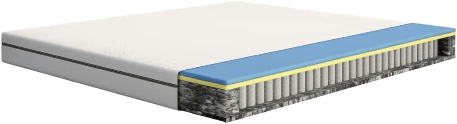 Emma 'One' 5-Zonen-Taschenfederkern-Matratze mit dynamischem Matratzenkern, Höhe 18 cm, 140x200 cm Bild 1