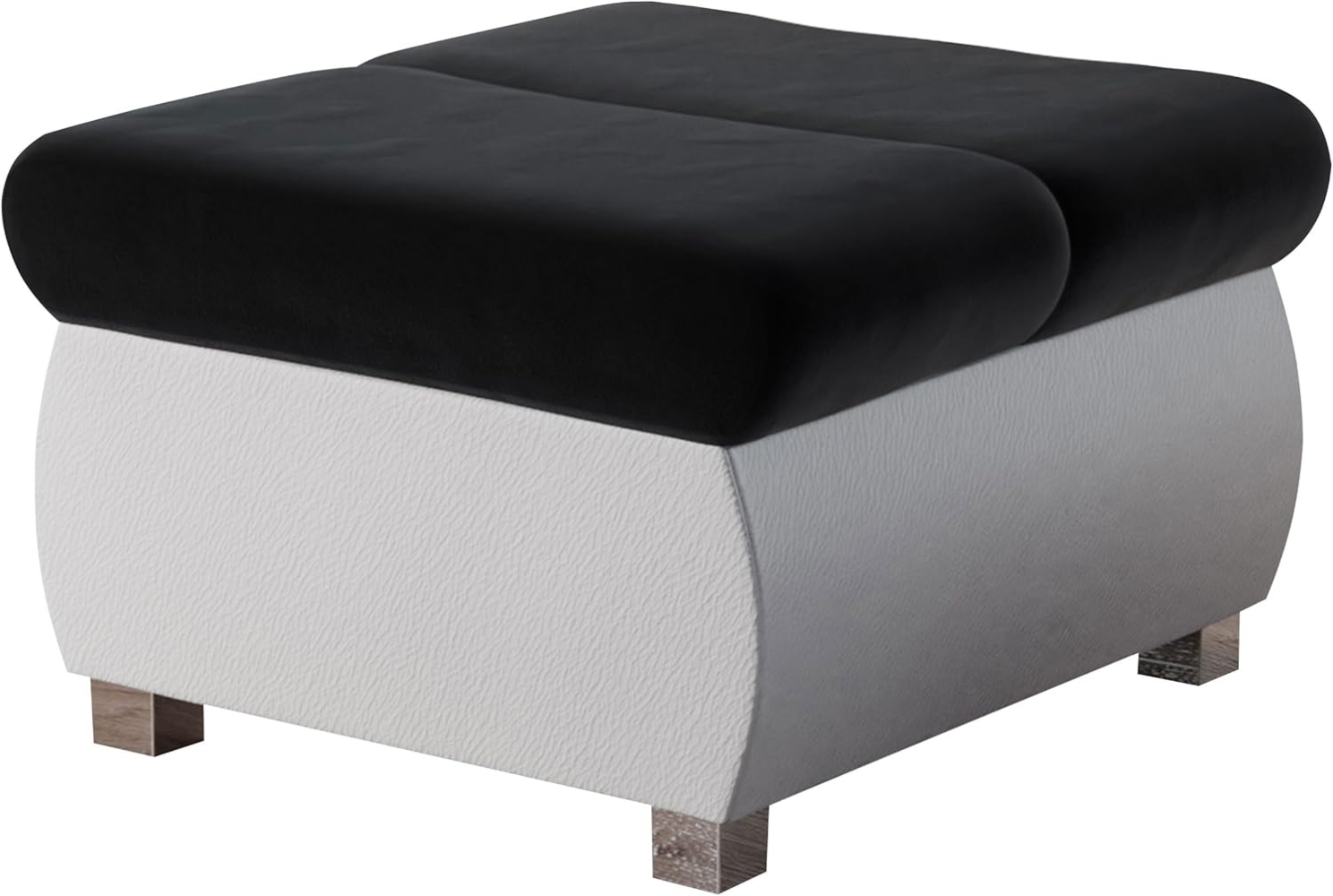 Polsterhocker Bangkok Klein (Farbe: Soft 017 + Magic Velvet 2219) Bild 1