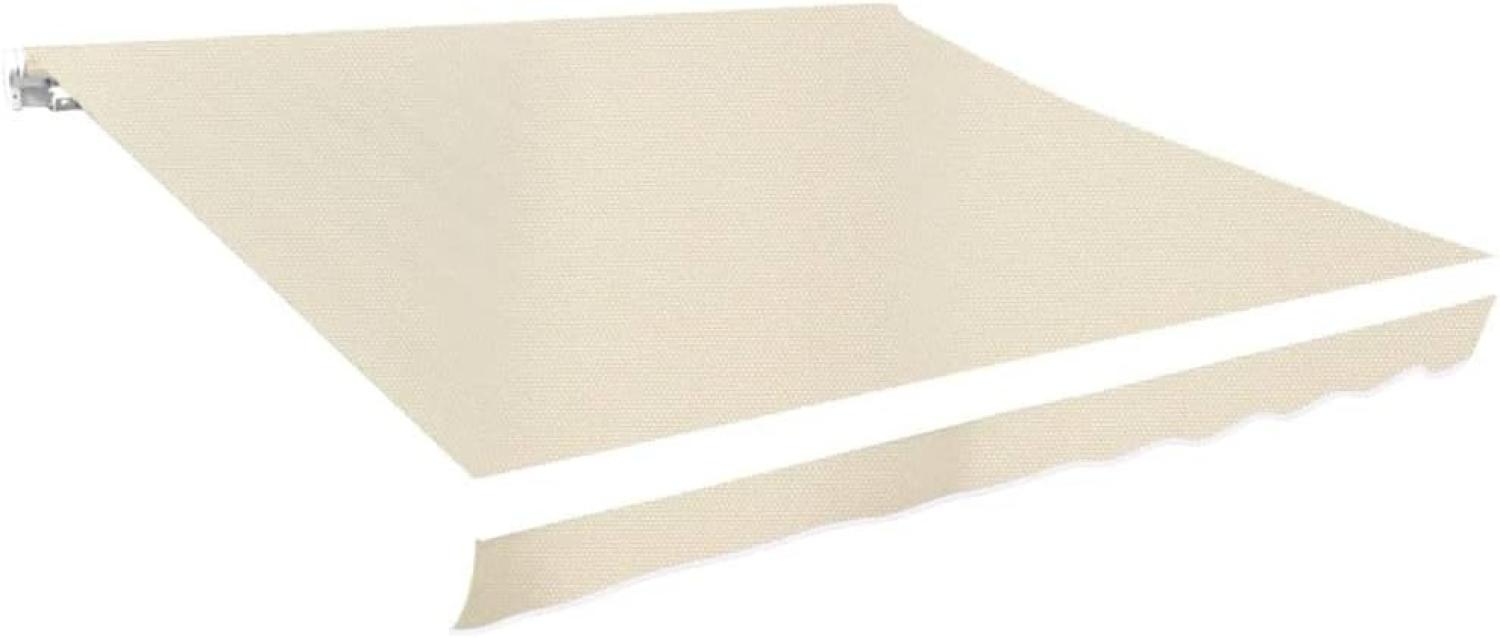 vidaXL Markisenbespannung Canvas Creme 3 x 2,5 m (ohne Rahmen) 141013 Bild 1