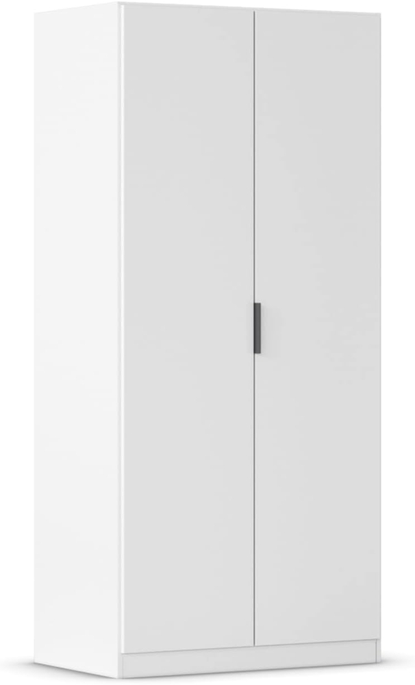 Rauch Möbel Lagoa, Kleiderschrank, Garderobe für Schlafzimmer, Kinderzimmer, Jugendzimmer 2-türig, mit Zubehör Classic, Farbe Weiß, Breite 91 Bild 1