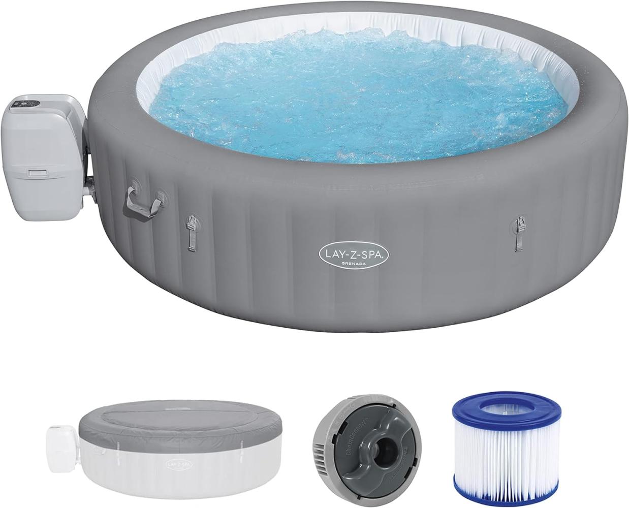 LAY-Z-SPA® Whirlpool Grenada AirJet™ Ø 236 x71 cm, rund Bild 1