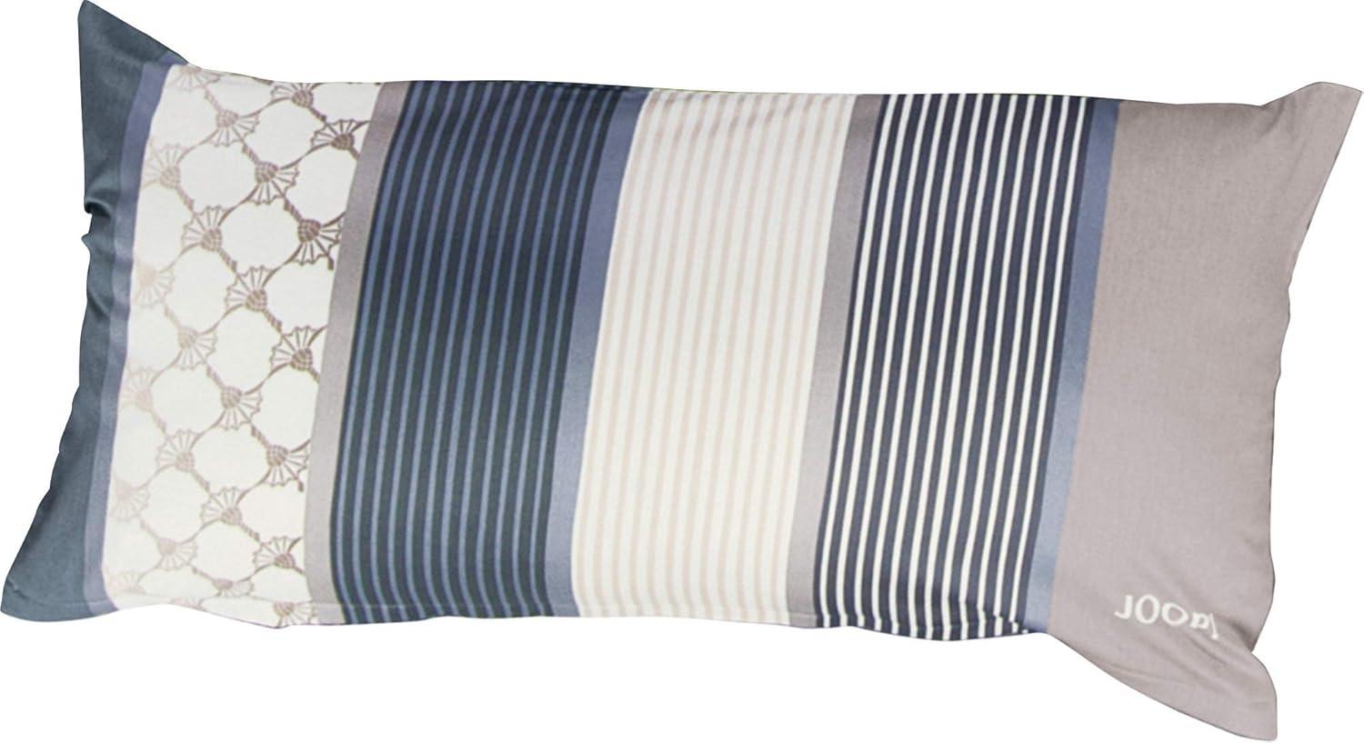 JOOP Bettwäsche Cornflower Stripe deep coal|Kissenbezug einzeln 40x80 cm Bild 1