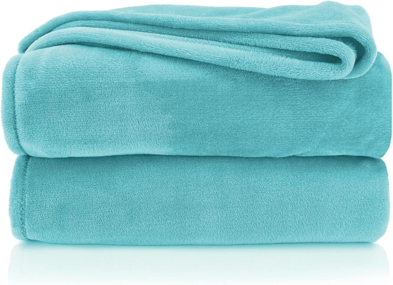 Wohndecke Premium Super Soft Flanell Kuscheldecke Sofadecke, heimtexland, super weich und flauschig, Allergiker geeignet, atmungsaktiv Bild 1