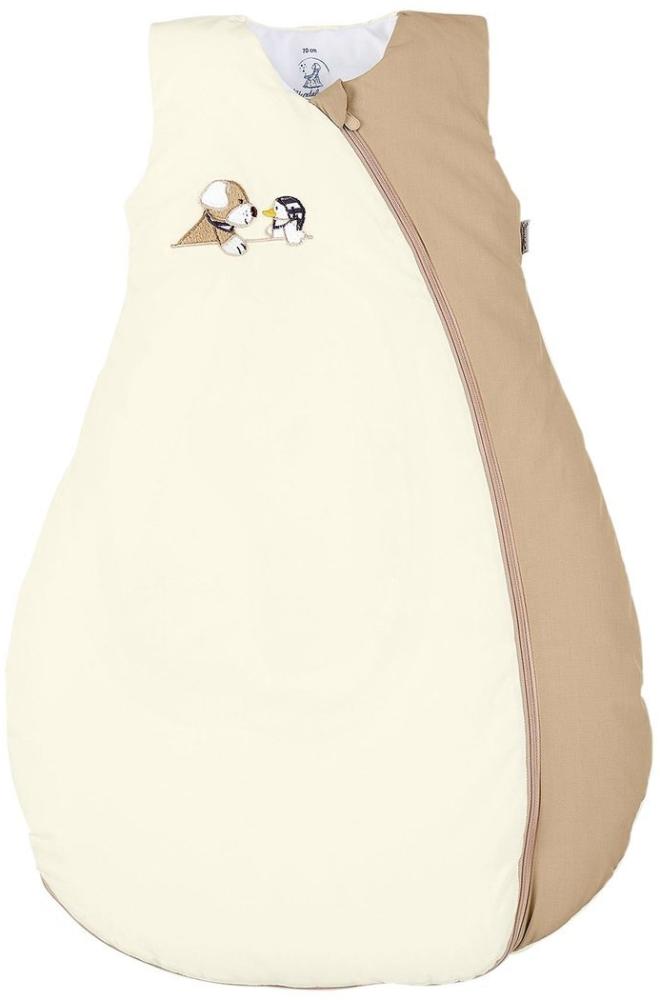 Sterntaler Schlafsack für Kleinkinder, Ganzjährig, Wärmeregulierung, Reißverschluss, Größe: 70, Hanno, Beige/Braun Bild 1