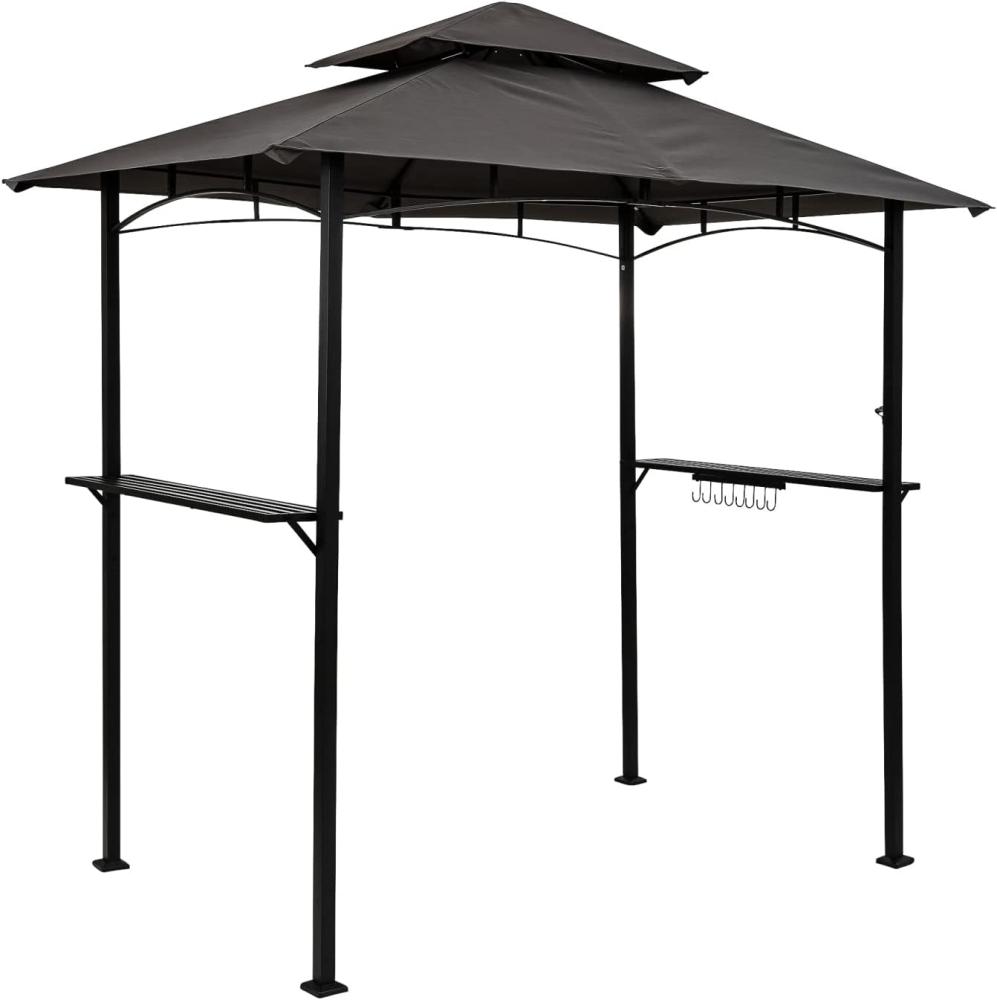 STILISTA® Grillpavillon Pavillon 240x150x245 cm Anthrazit Bild 1