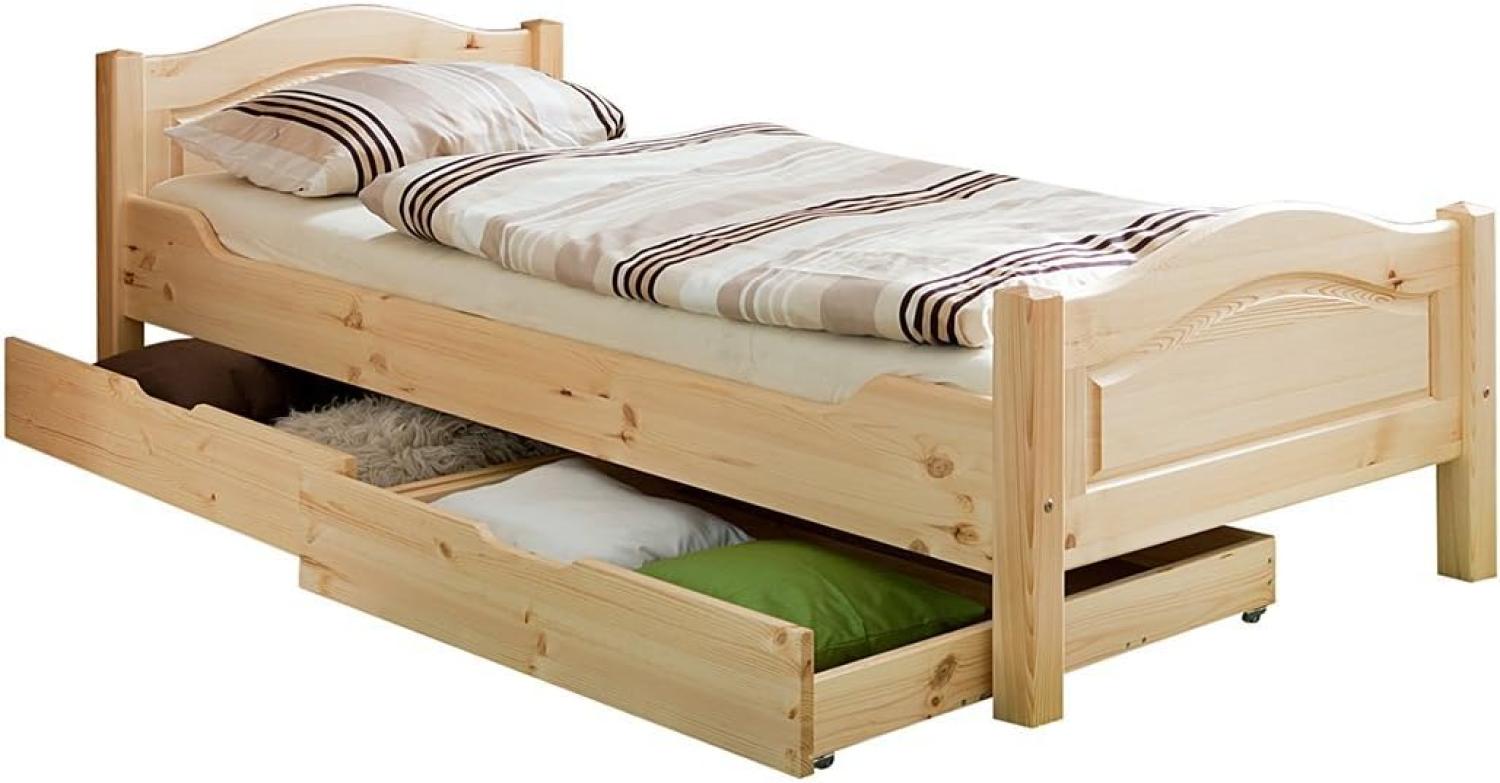 Einzelbett Rita 90x200 Kiefer - natur Bild 1