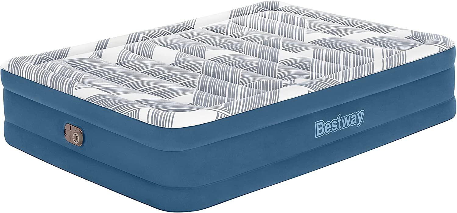 TriTech™ Doppelluftbett Fashion Flock™ mit antimikrobieller Oberfläche & integrierter Elektropumpe 203 x 152 x 46 cm Bild 1
