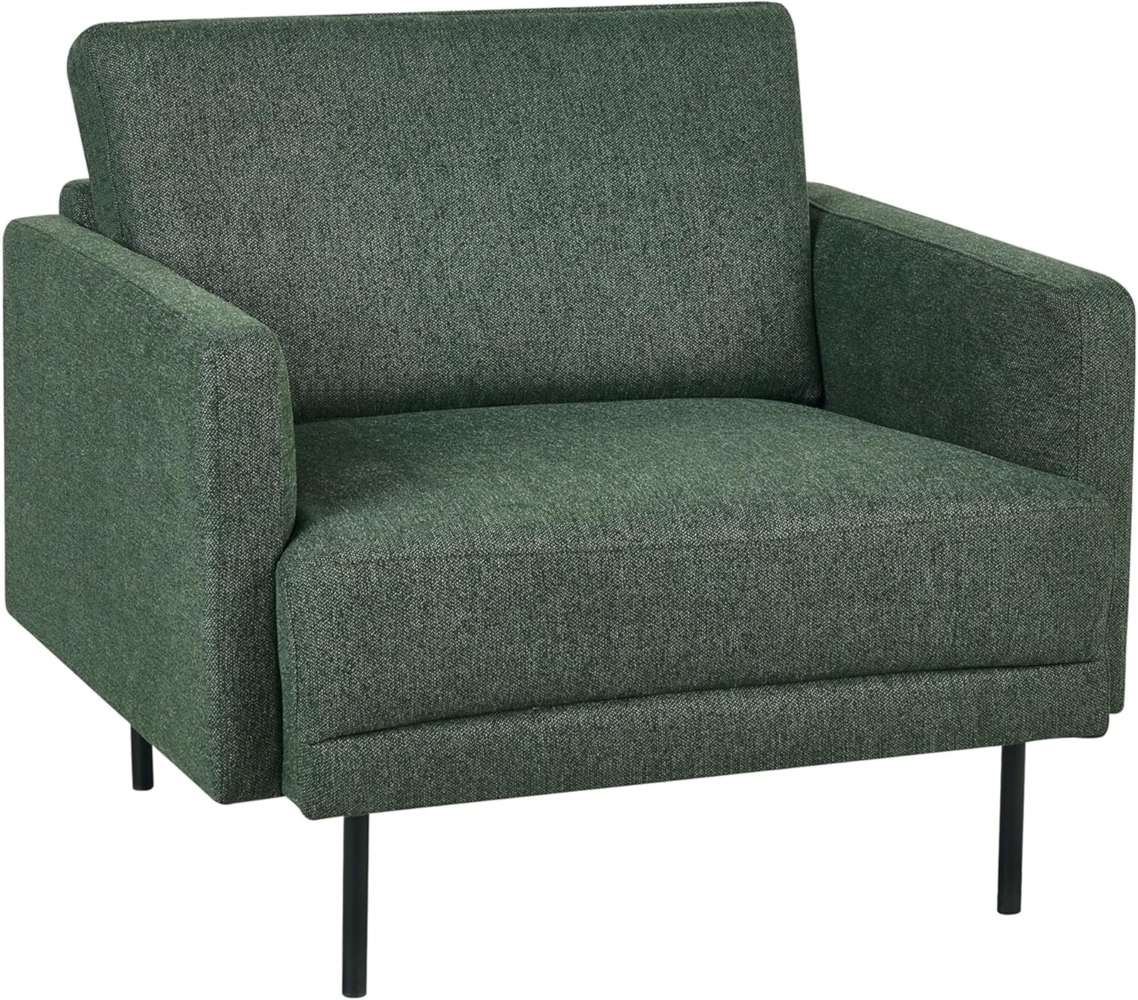 Sessel BREDA Stoff Dunkelgrün Bild 1