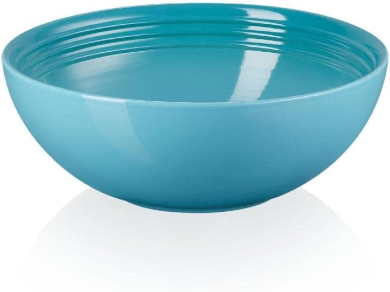 Le Creuset Salatschüssel 24 cm Karibik Bild 1