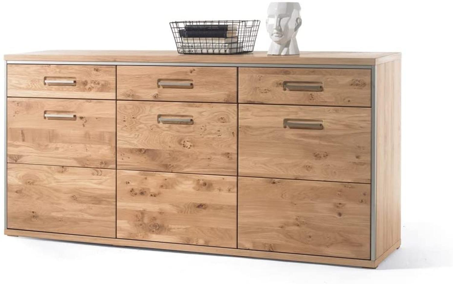 Sideboard Esma 1 Eiche bianco teilmassiv 184x89x45 cm Anrichte Bild 1