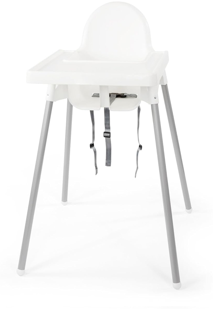 IKEA Antilop Hochstuhl mit Tablett, Weiß Bild 1