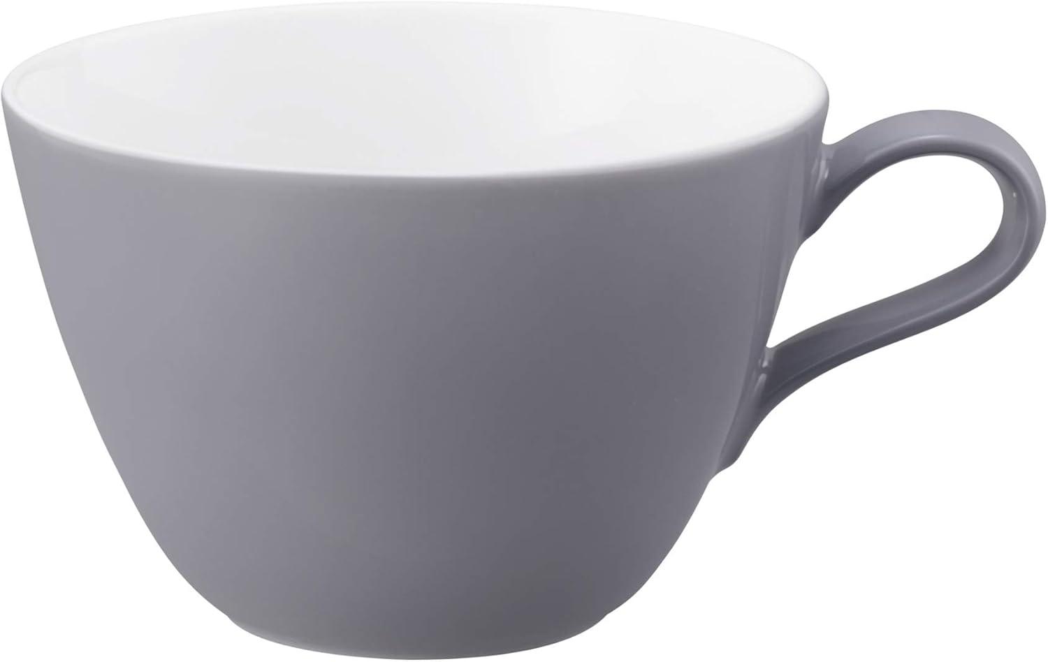 Milchkaffee-Obertasse 0,37 l Life Fashion Elegant Grey Seltmann Weiden Milchkaffeetasse - Mikrowelle geeignet, Spülmaschinenfest Bild 1