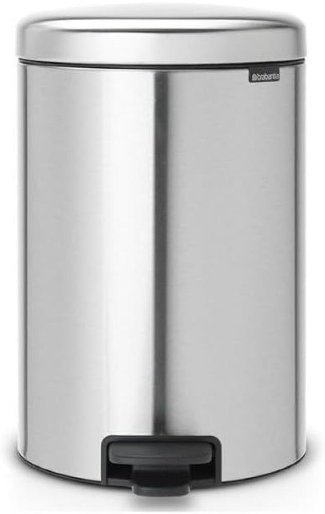 Brabantia 'NewIcon' Treteimer, Matt Stahl Fingerprint Proof, 20 Liter Bild 1