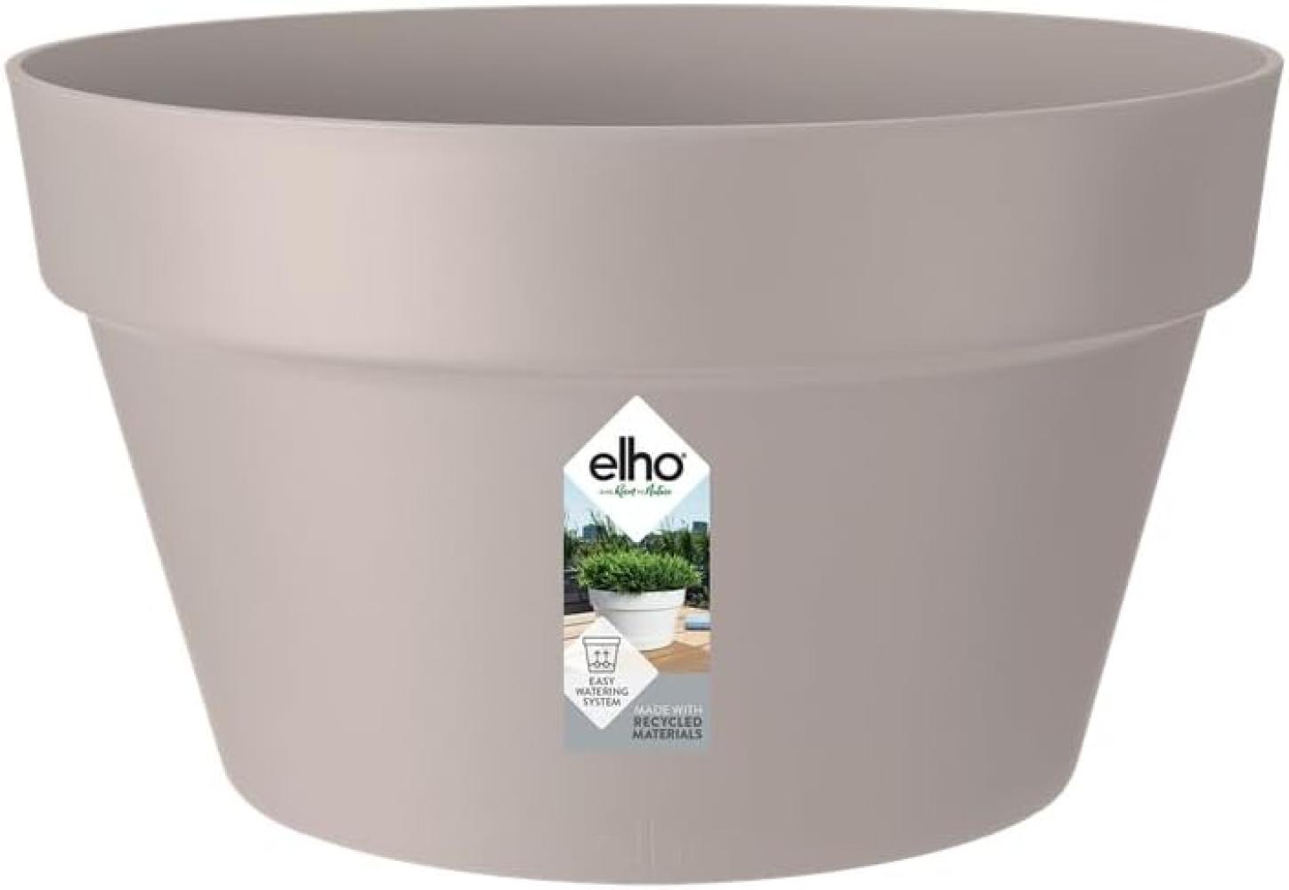 Elho loft urban schale Blumentopf, 35 cm, warmes grau, 35 x 35 x 20. 2 cm Bild 1