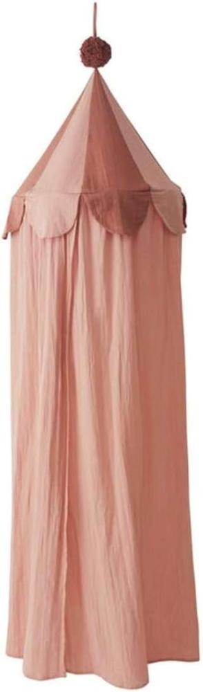 OYOY Hängezelt Baldachin Betthimmel, in rose, 240 cm lang, aus Bio Baumwolle Bild 1