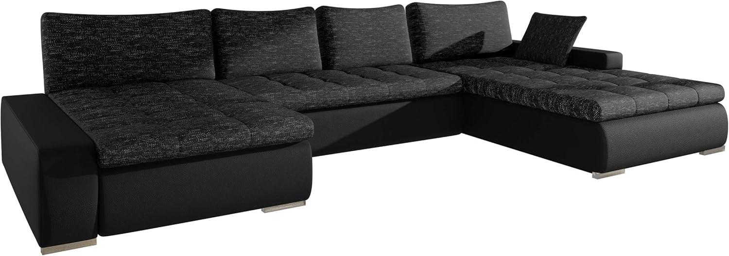 Mirjan24 Ecksofa, Wohnlandschaft Caro mit Bettkasten und Schlaffunktion, kunstleder Soft 011 + Lawa 06 Bild 1