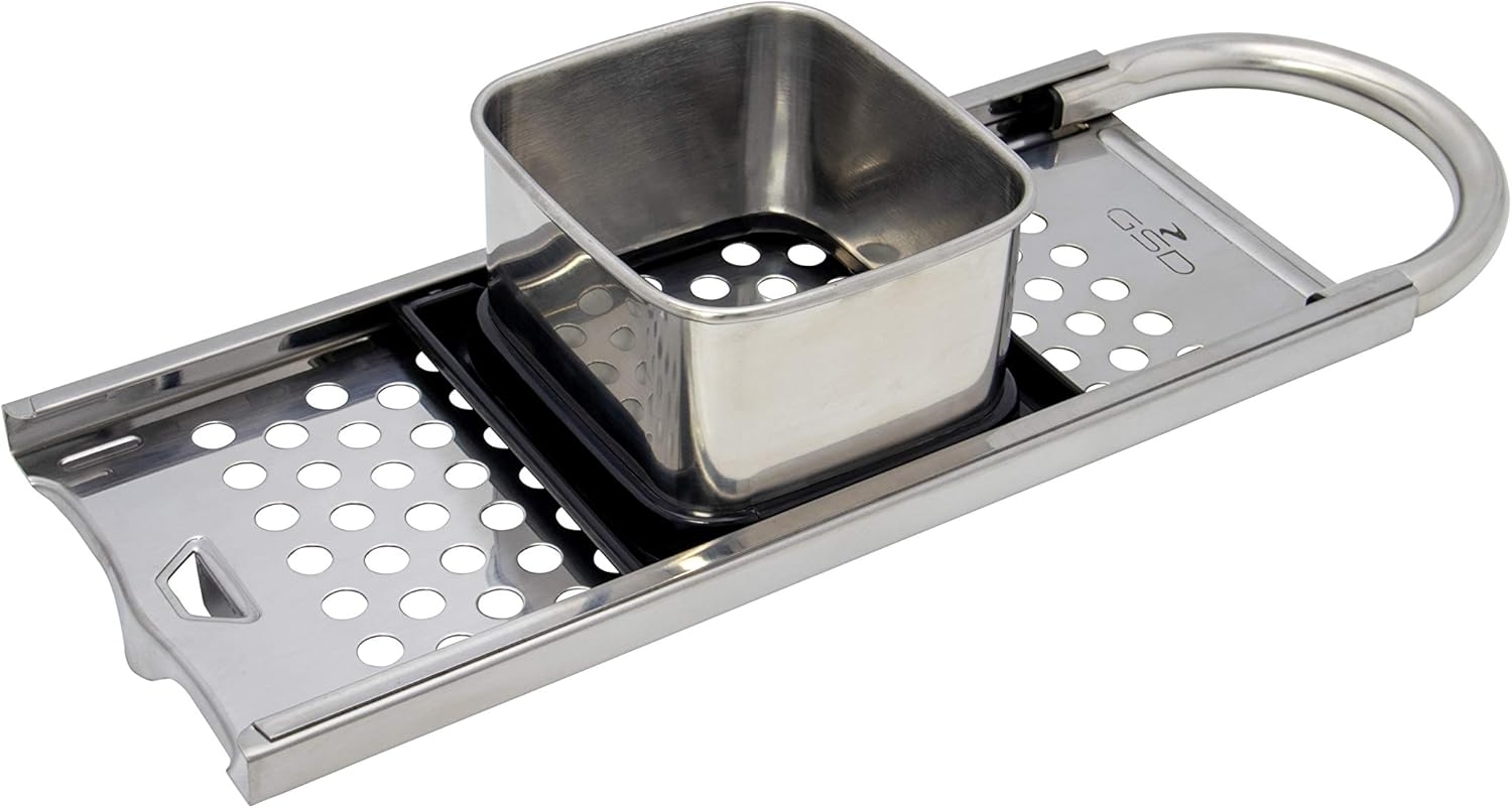 GSD HAUSHALTSGERÄTE Spätzlehobel, Edelstahl, Kunststoff, für lange Spätzle Bild 1
