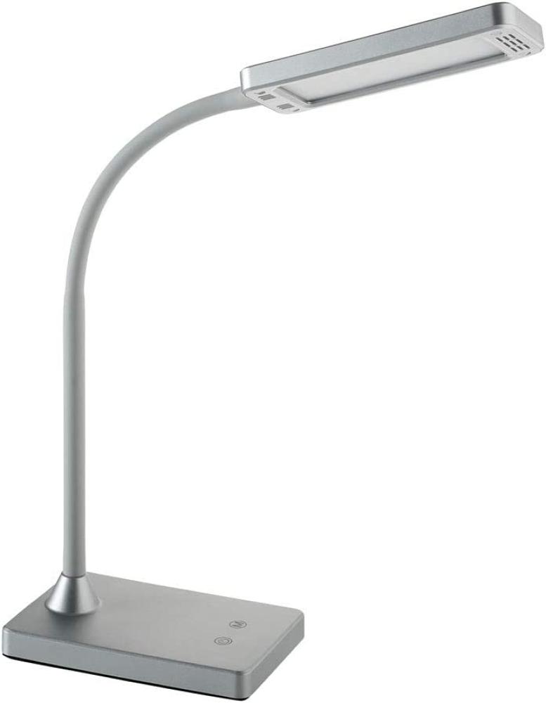 Alco LED-Schreibtischleuchte silber Bild 1