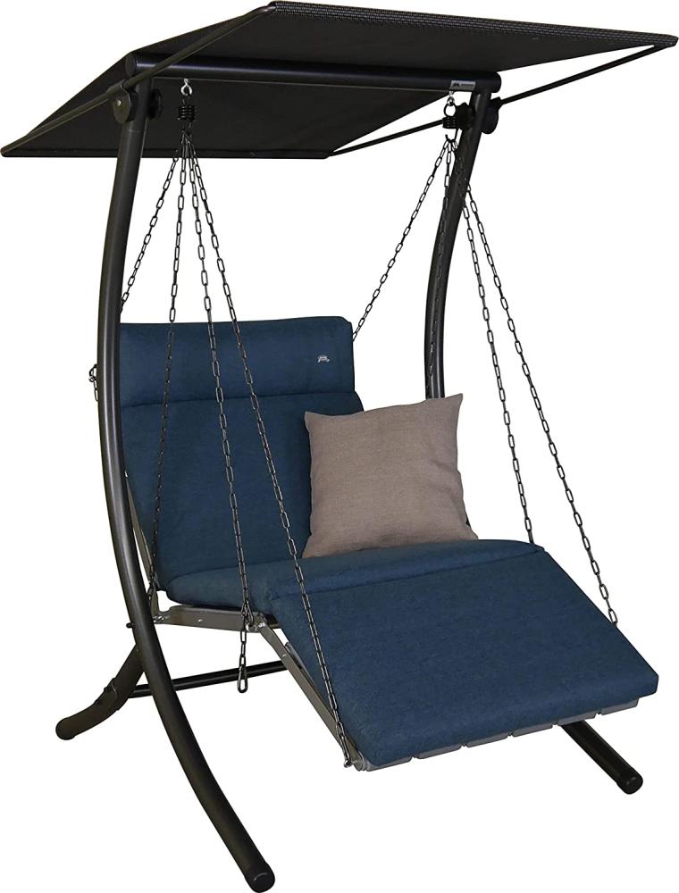 Angerer Hollywoodschaukel 1 Sitzer Luxus Smart denim Bild 1