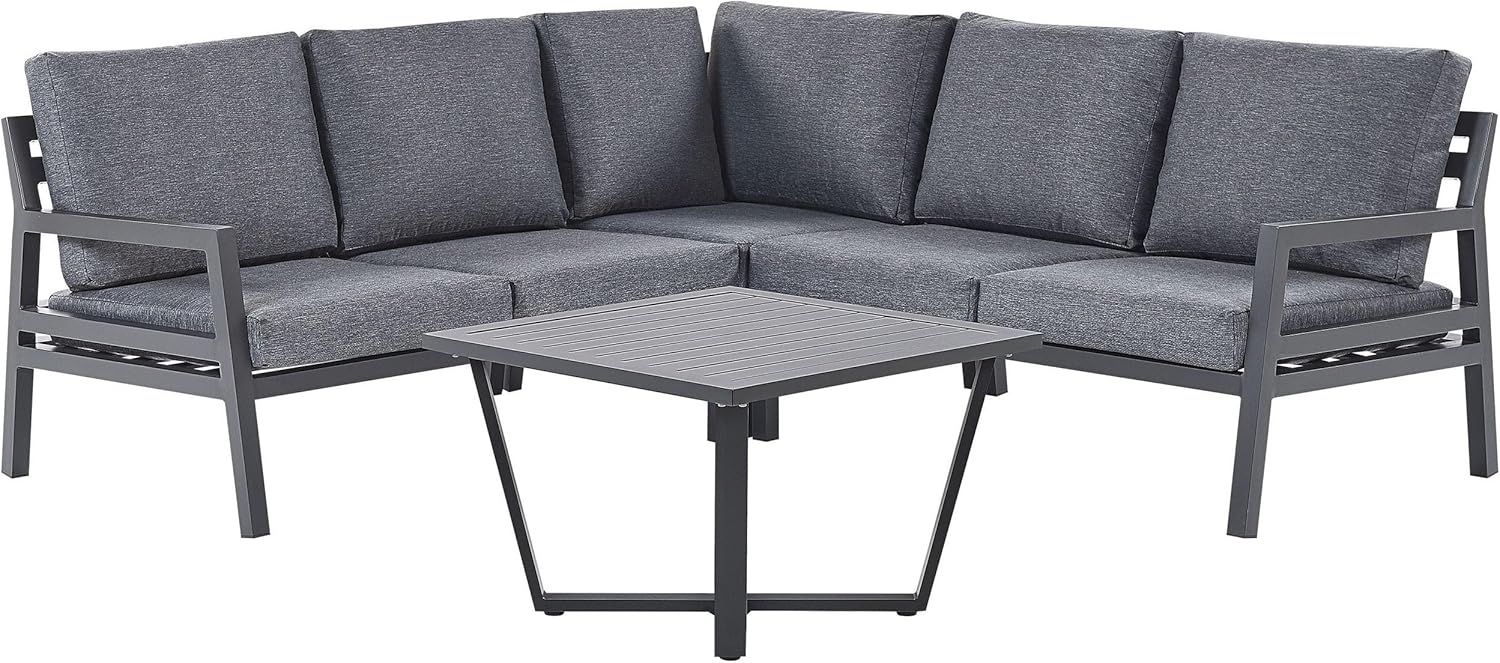 Lounge Set VIZZINI Aluminium Grau Universal Bild 1