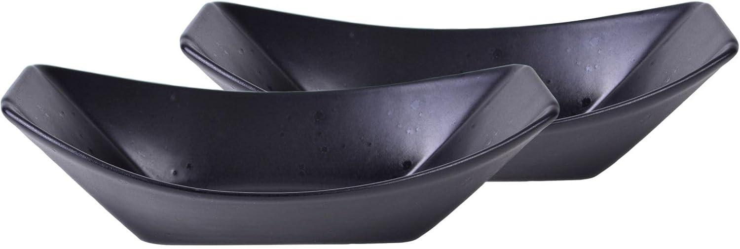 CreaTable 33956 Streat Food Streat Boat Servierschale, schwarz (1 Set) Bild 1