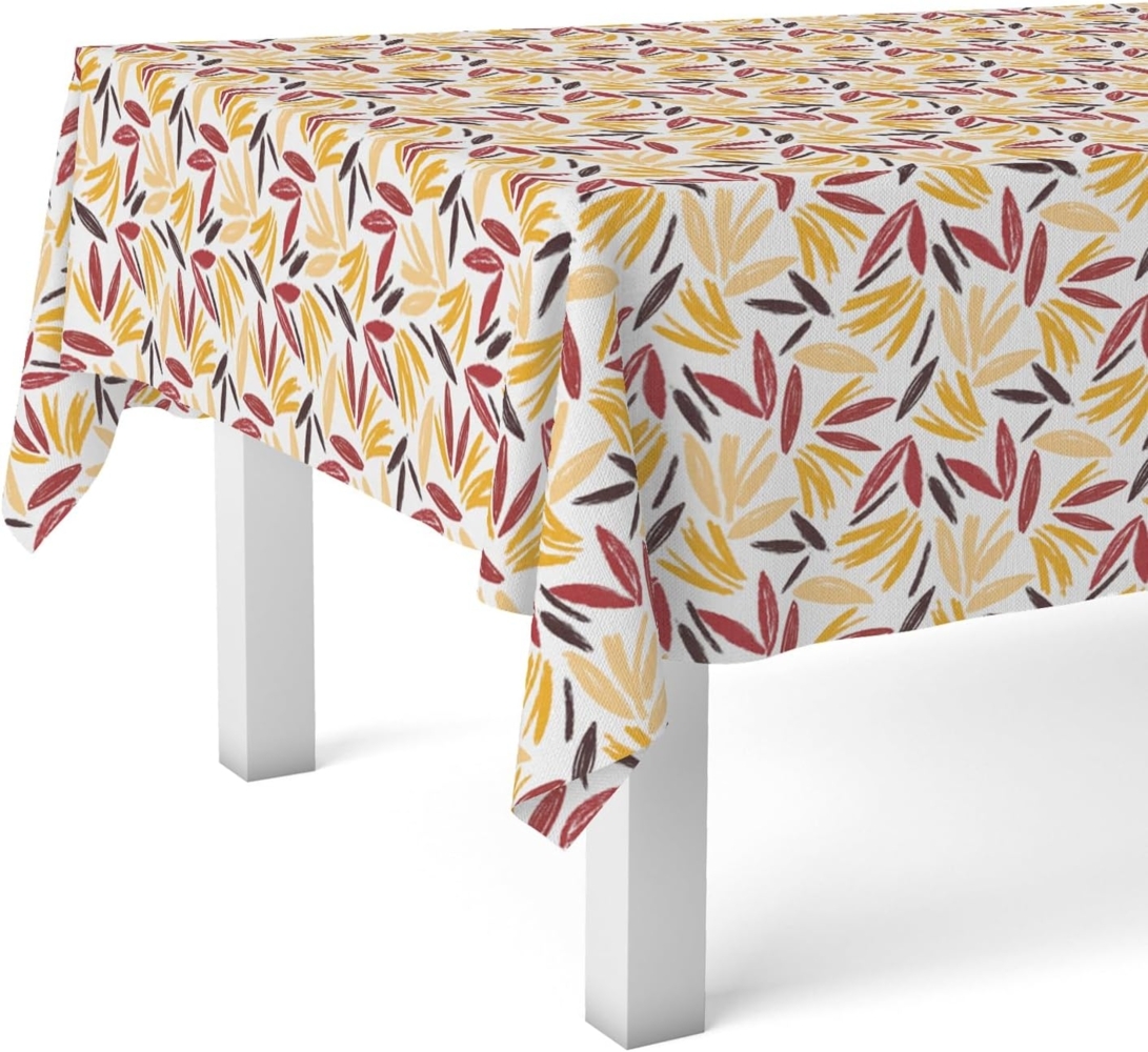 Martina Home Wachstuch-Tischdecke, ODET, Rot, 260x140 cm Bild 1