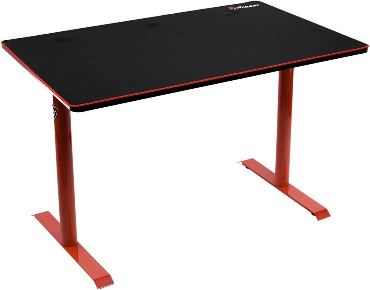 Arozzi Arena Leggero - Gerade - Rechteckige Form - MDF-Platten - Stahl - Mikrofaser - Rot Bild 1