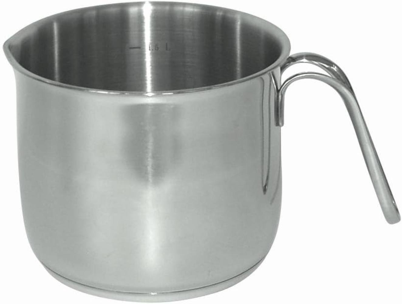 Kelomat Milchtopf Torrano Ø14 cm 1,8 Liter Edelstahl Induktion Bild 1