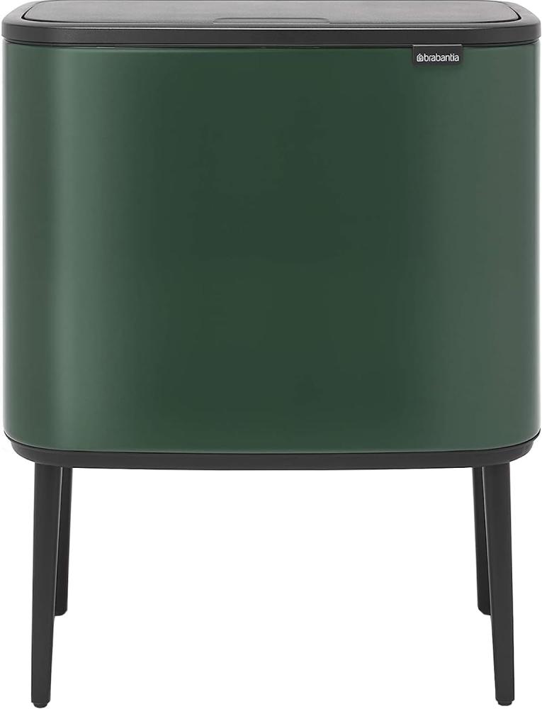 Brabantia Mülleimer, Stahl, Pine Green, 11 + 23L Bild 1