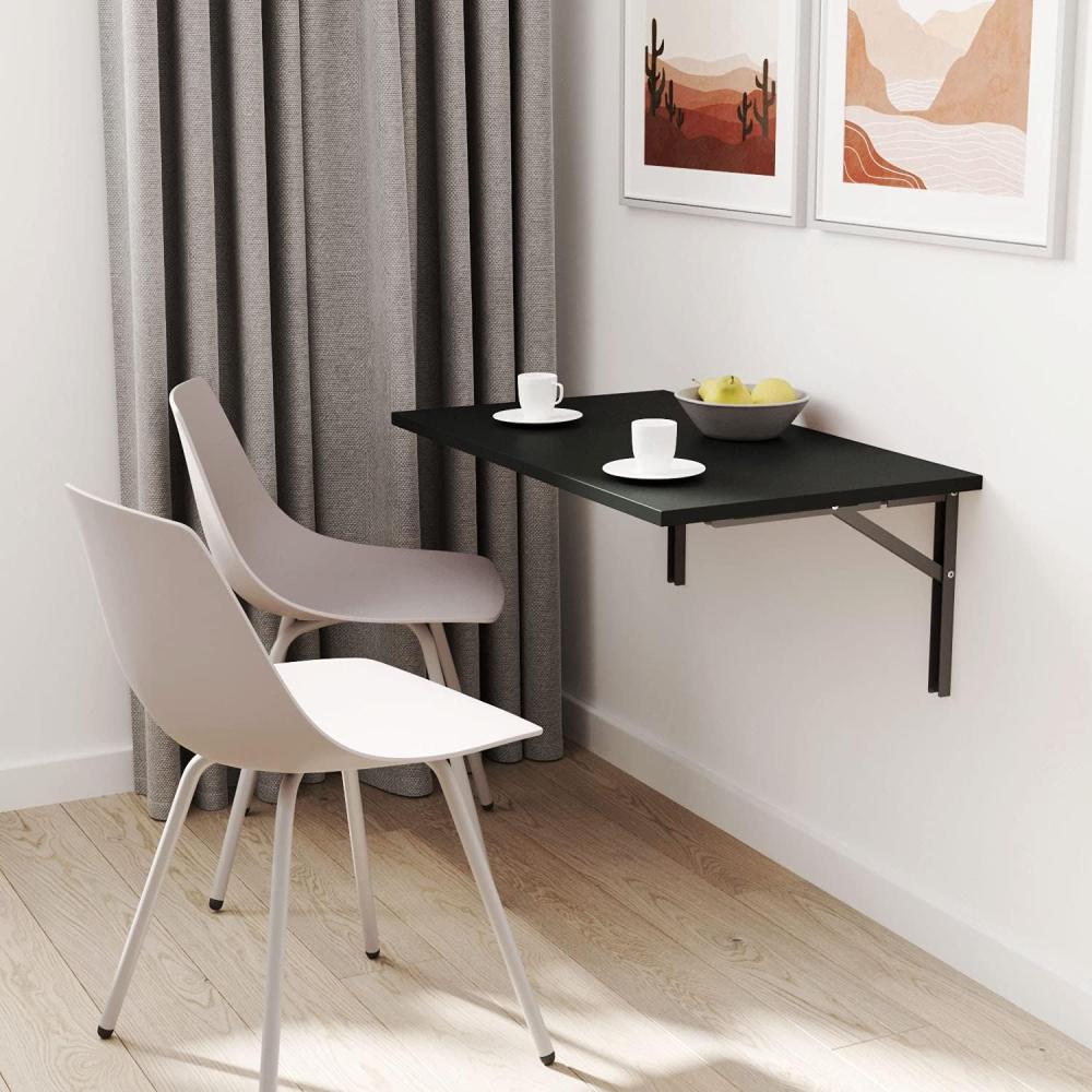 mikon 100x60 | Wandklapptisch Klapptisch Wandtisch Küchentisch Schreibtisch Kindertisch | ANTHRAZIT Bild 1