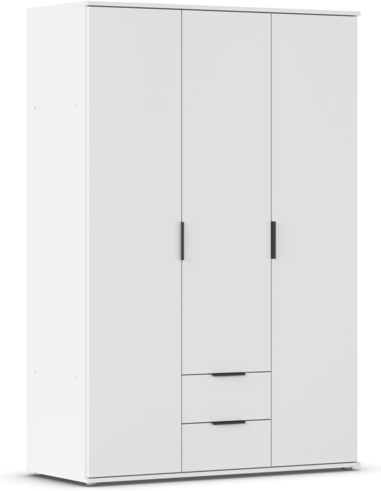 rauch Drehtürenschrank Kleiderschrank Schrank Garderobe Wäscheschrank ESSEA in 2 Breiten mit 2 Schubladen, in schlichtem Design, moderne Griffe MADE IN GERMANY Bild 1