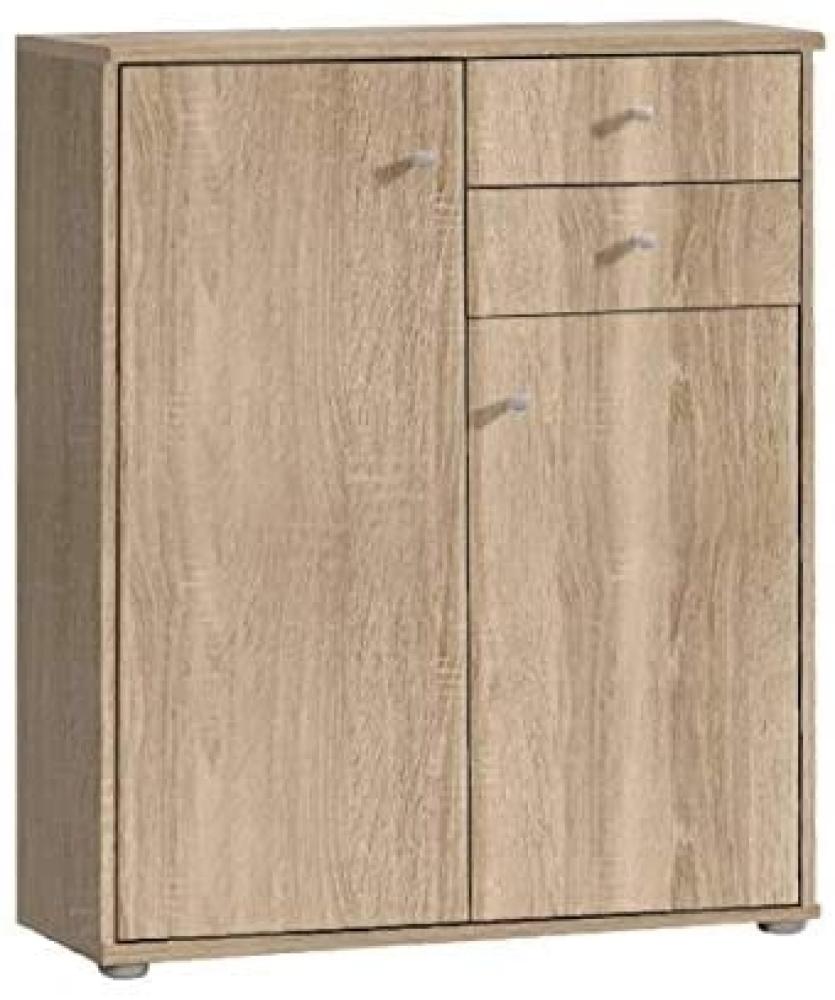Kommode TEMPRA Sonoma Eiche, 85,4 x 34 x 72 cm Bild 1