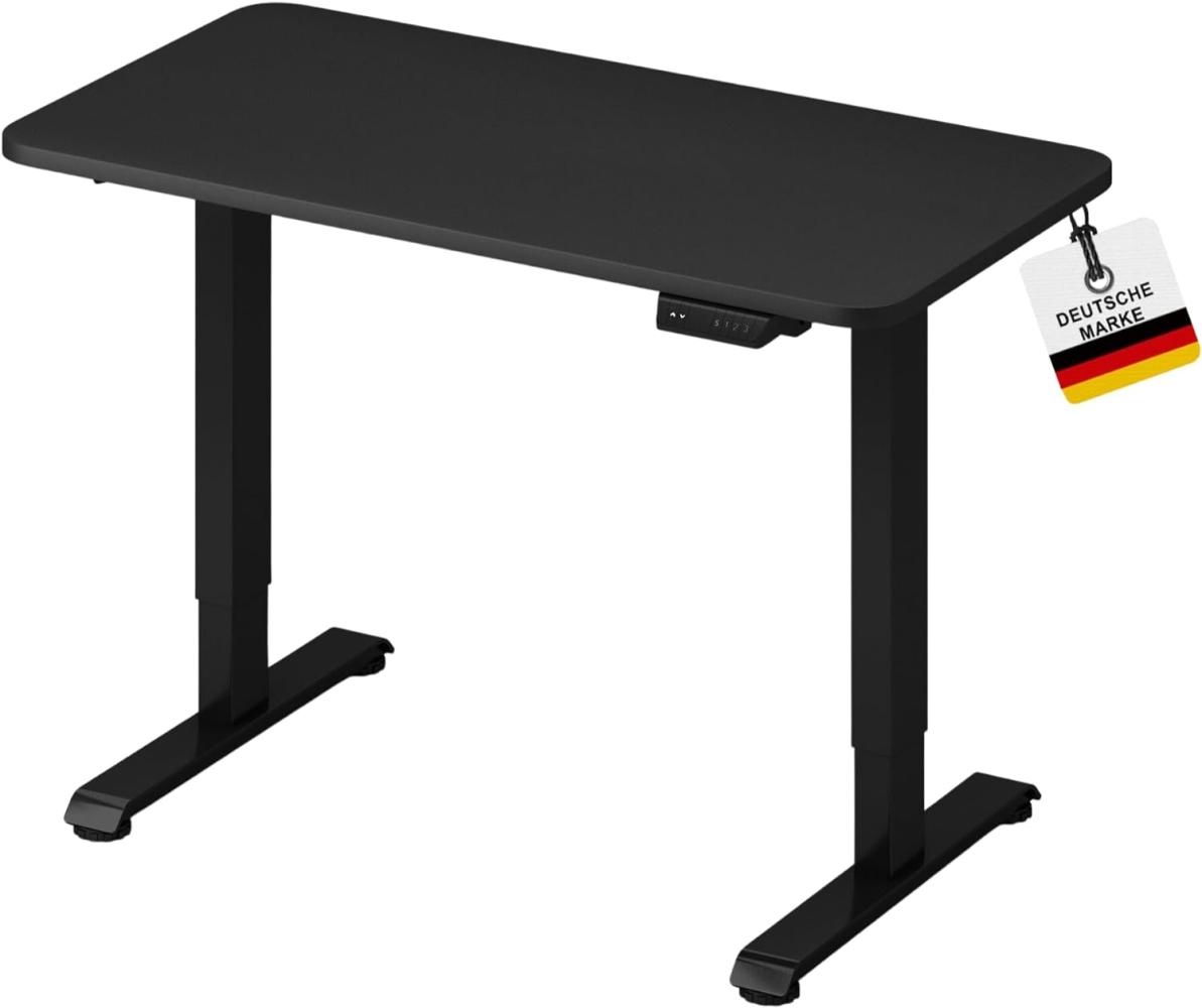 ALBATROS Höhenverstellbarer Schreibtisch LIFT 2P11, 110x60cm, Schwarz, Schreibtisch Höhenverstellbar Elektrisch mit Digitaldisplay, Optimal als Stehschreibtisch, Bürotisch oder Standing Desk Bild 1