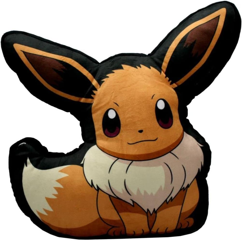 Pokémon Evoli Kissen Formkissen Dekokissen und Kuschelkissen Perfekte Ergänzung für jedes Kinderzimmer Bild 1