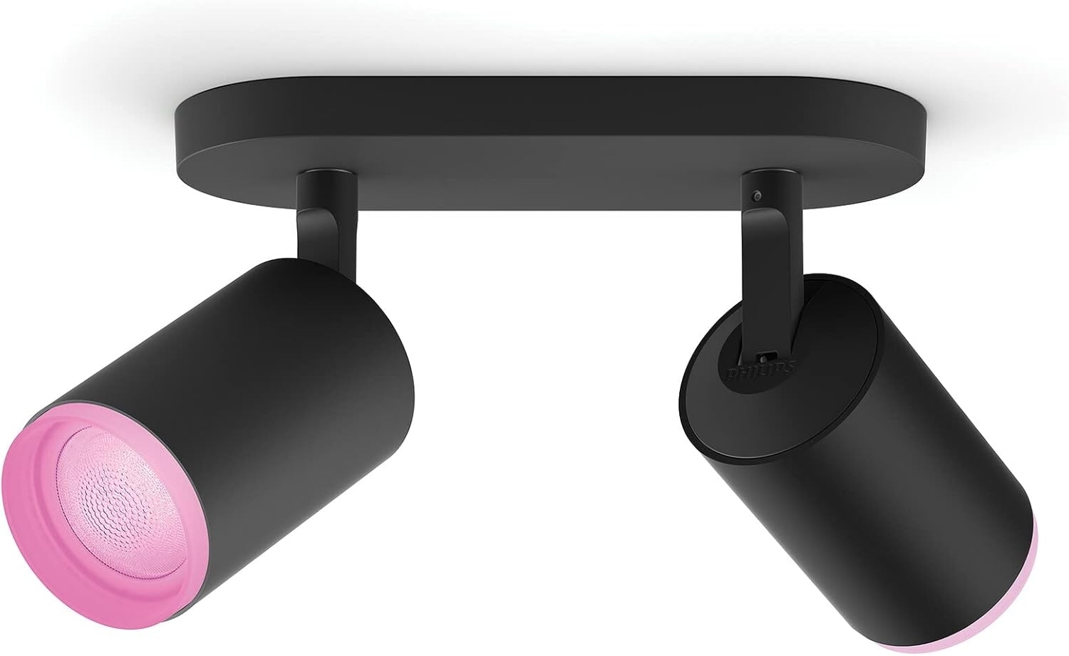 Philips Hue Fugato 2-er Spots 5. 7W - schwarz Bild 1