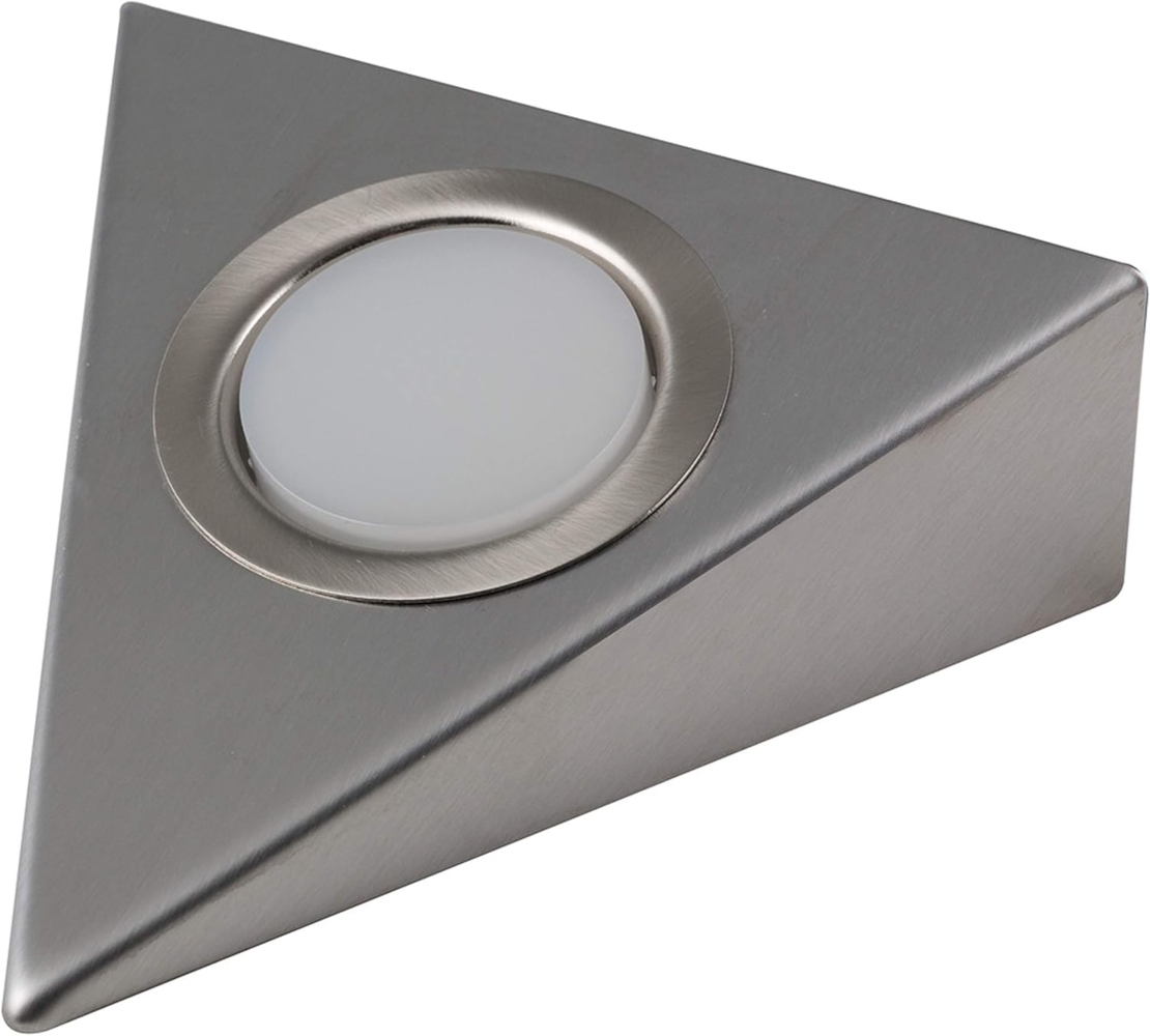 Heitronic Nr. 23009-HE LED Unterbauleuchte Genua 3er Set silber 3000K 230V Bild 1