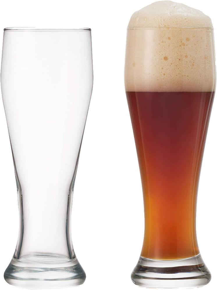 montana: :basic Weizenbierglas, 2er Set, Weizen Bierglas, Weizenglas, Weizenbier, Bier Glas, 655 ml, 075037 Bild 1