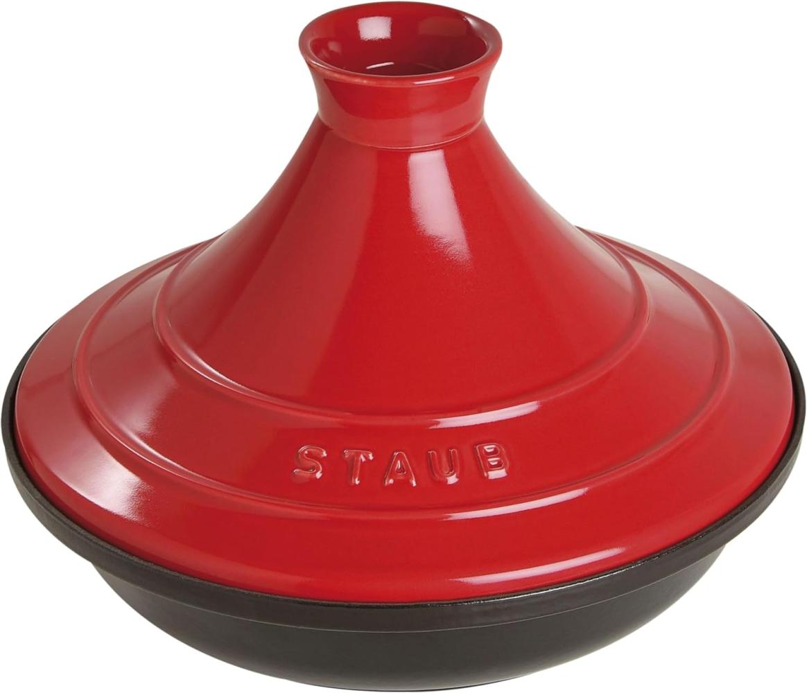 Staub Specialities Tajine 28 cm, Gusseisen, Kirsch-Rot Bild 1