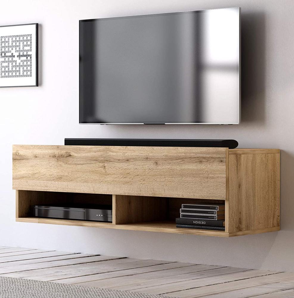 TV-Lowboard Epsom Wotan Eiche hängend 100 cm Bild 1