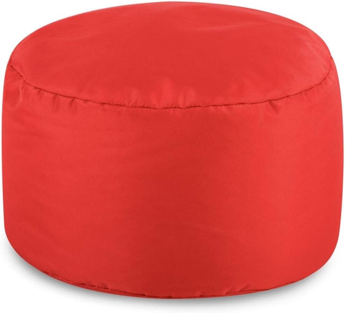 Bean Bag Bazaar Sitzpuff, Wasserabweisend, Fußhocker XL Sitzpouf Outdoor, Puff Hocker Groß, Sitzsack Hocker, Sitzkissen Bild 1