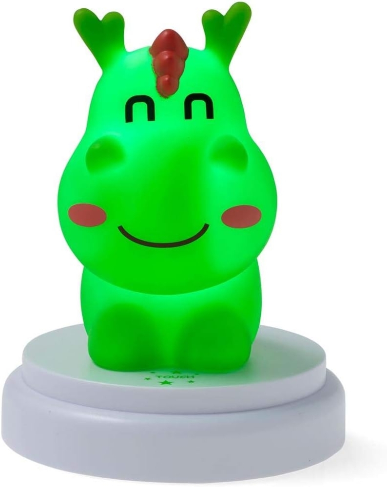 Alecto LED-Nachtlicht Cute Dragon Grün Bild 1