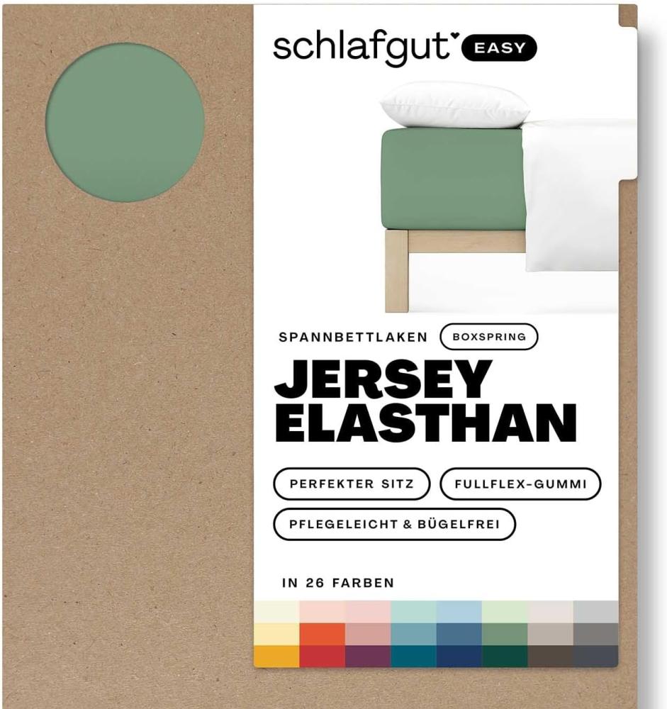 Schlafgut Spannbettlaken EASY Jersey Elasthan Boxspring, Jersey, Gummizug: rundum, (1 Stück), MADE IN GREEN by OEKO-TEX® Bild 1