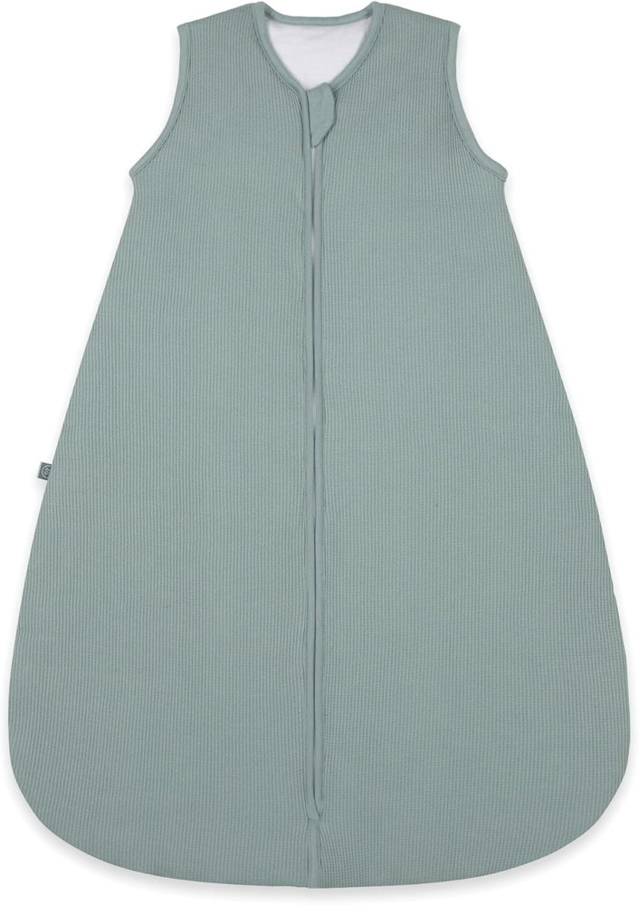 emma & noah Baby Schlafsack 2.5 TOG, Strampelsack für den Herbst und Winter in vielen Farben, Bio-Baumwolle, OEKO-TEX Zertifiziert, Schlafsack für Neugeborene (Essential Mint, 80 cm) Bild 1