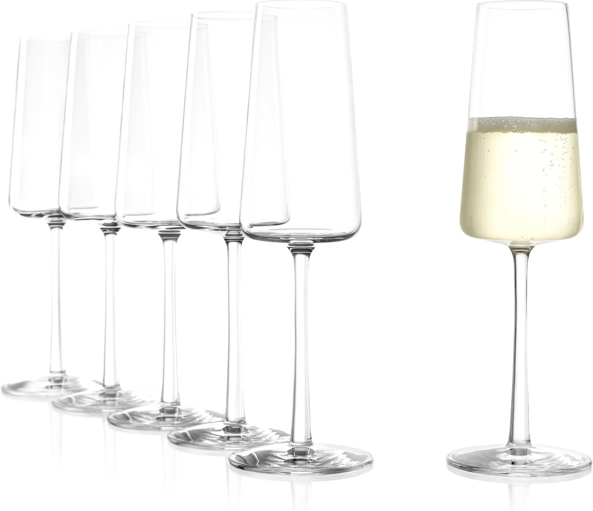 Stölzle Lausitz POWER Champagnerglas 240 ml 6er Set Bild 1