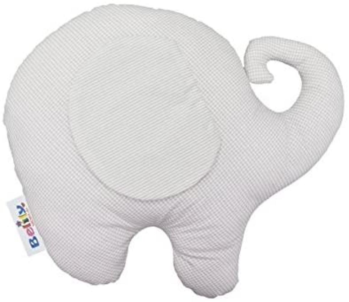 Belily 'Elefant' Kuschelkissen (Teddy Teds Zimmer) weiß/creme Bild 1